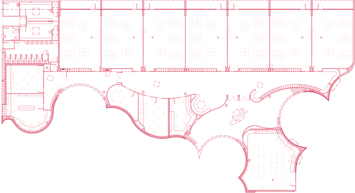 Ground Floor Plan of West Building